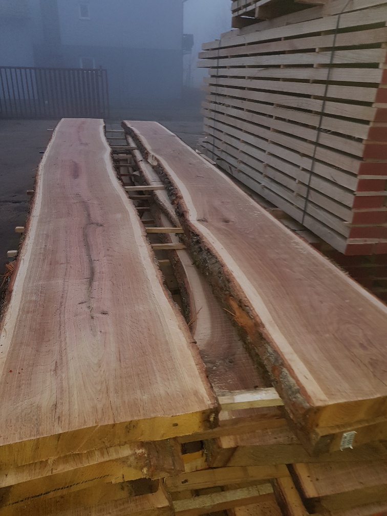 unedget rustic timber, unbesäumte rustikale Eichenbretter - Imperius woodtrading